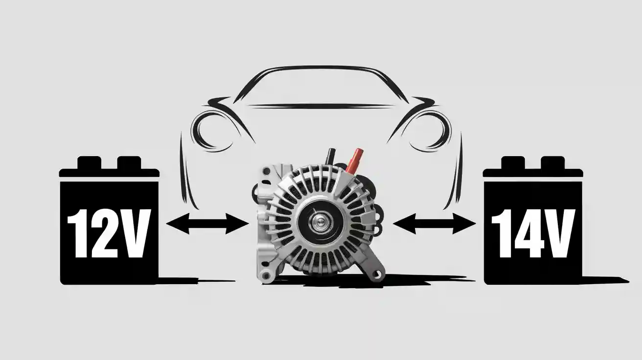 Qual é a diferença entre alternadores de 12 V e 14 V?